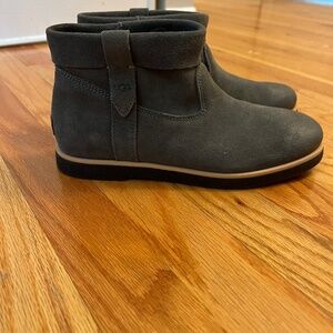 Gray UGG Ankle Boots